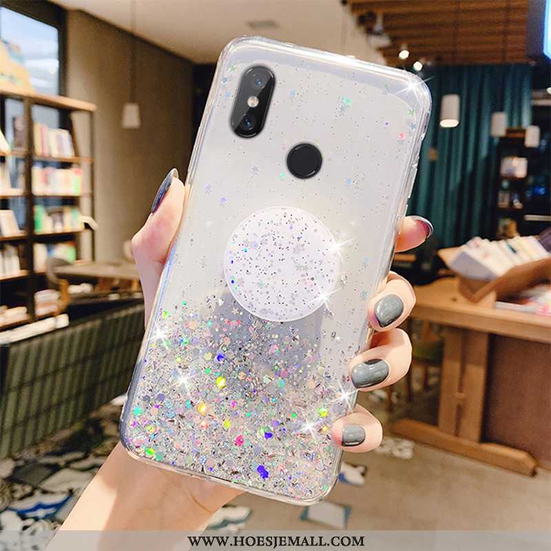 Hoesje Xiaomi Mi 8 Schrobben Bescherming Hoes Nieuw Drijfzand All Inclusive Anti-fall Witte