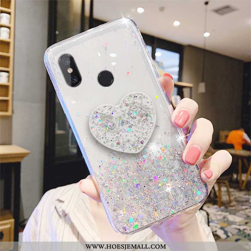 Hoesje Xiaomi Mi 8 Schrobben Bescherming Hoes Nieuw Drijfzand All Inclusive Anti-fall Witte