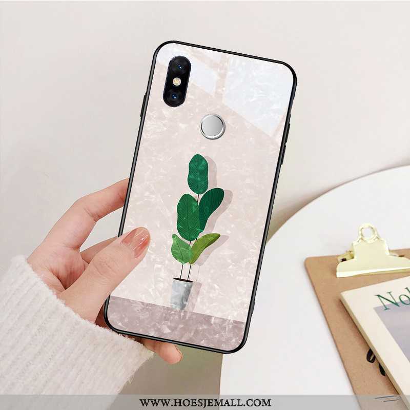 Hoes Xiaomi Mi 8 Dun Siliconen Bloemen Mode Scheppend Spotprent Mini Witte