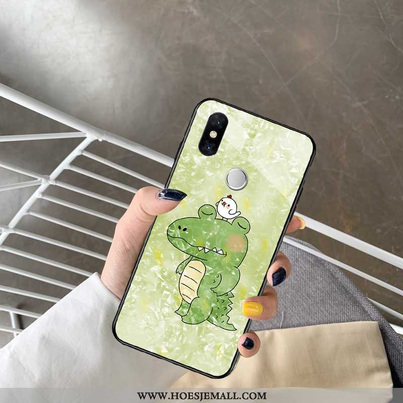 Hoes Xiaomi Mi 8 Dun Siliconen Bloemen Mode Scheppend Spotprent Mini Witte