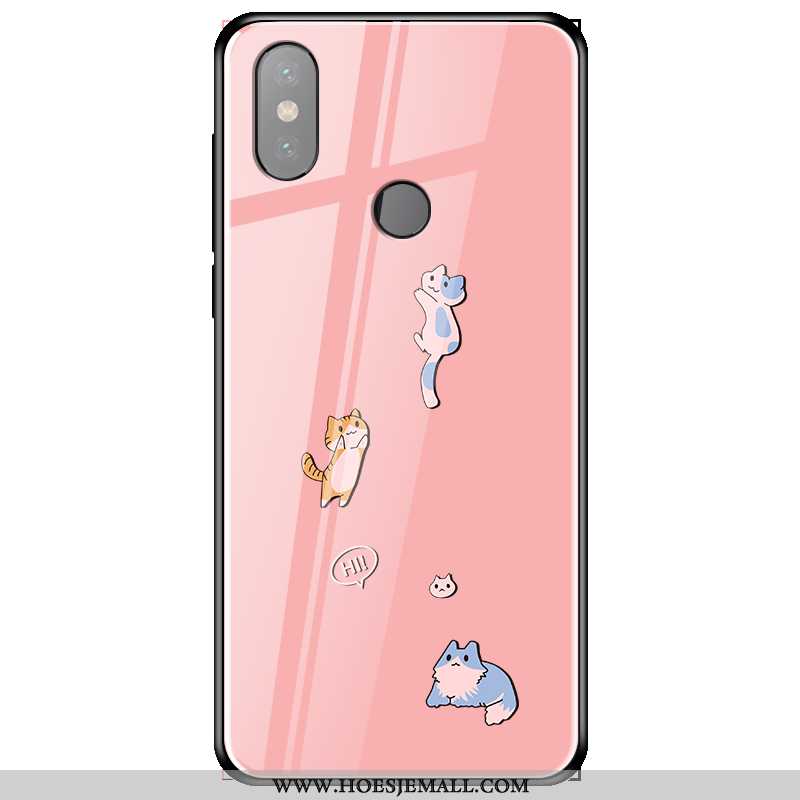 Hoesje Xiaomi Mi 8 Spotprent Mooie Persoonlijk Roze All Inclusive Bescherming