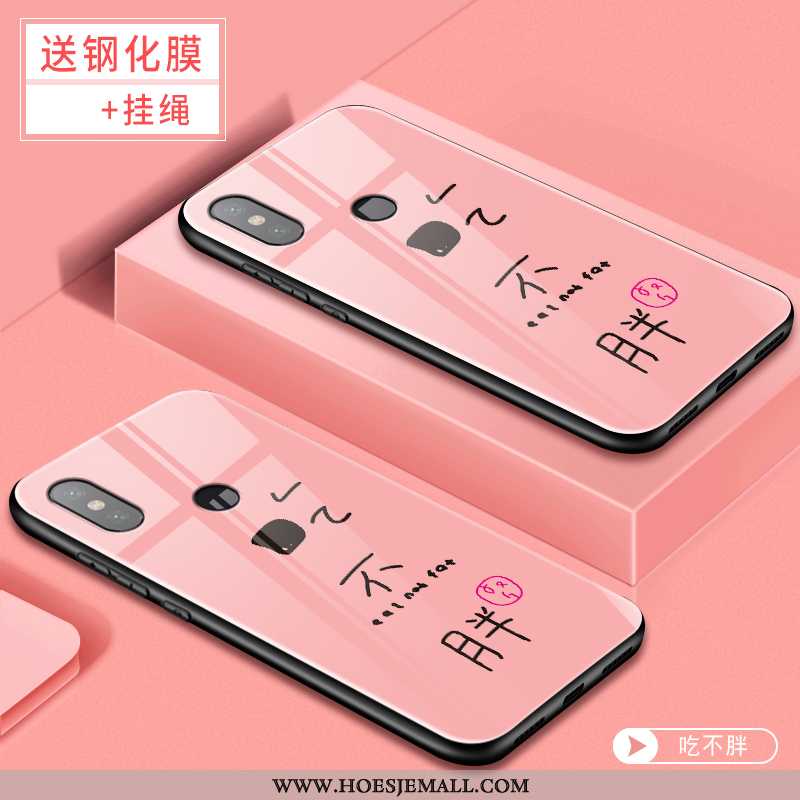 Hoesje Xiaomi Mi 8 Spotprent Mooie Persoonlijk Roze All Inclusive Bescherming