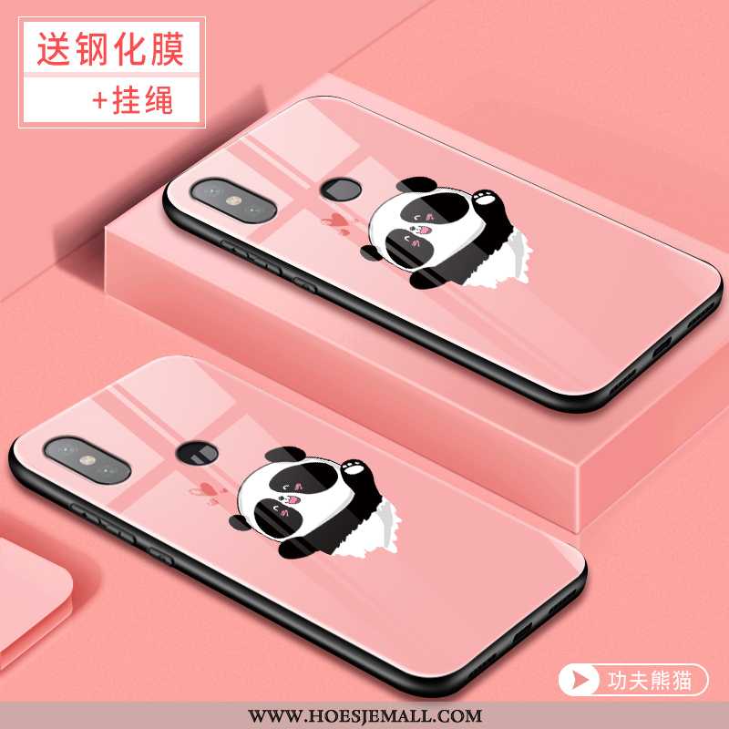 Hoesje Xiaomi Mi 8 Spotprent Mooie Persoonlijk Roze All Inclusive Bescherming