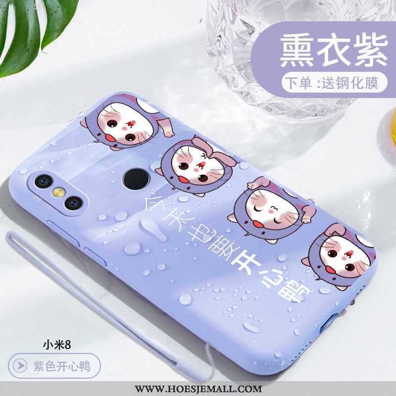 Hoesje Xiaomi Mi 8 Mooie Super Spotprent Mobiele Telefoon Dun Scheppend Hoes Groen