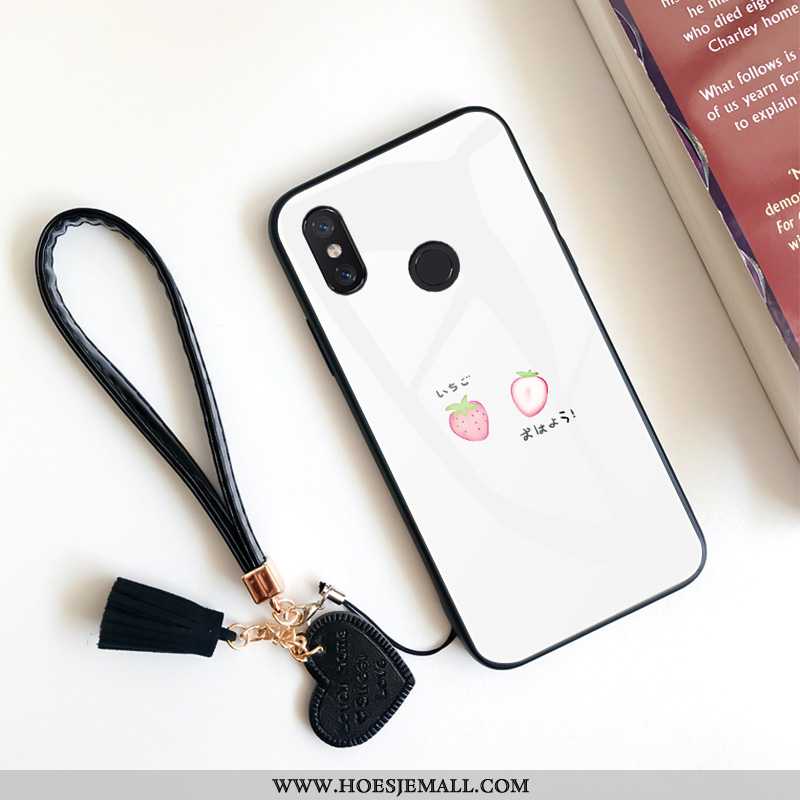 Hoesje Xiaomi Mi 8 Siliconen Bescherming Lovers Liefde Jeugd Anti-fall Patroon Witte