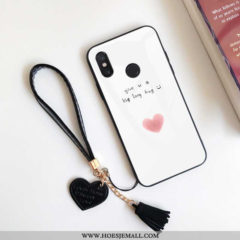 Hoesje Xiaomi Mi 8 Siliconen Bescherming Lovers Liefde Jeugd Anti-fall Patroon Witte