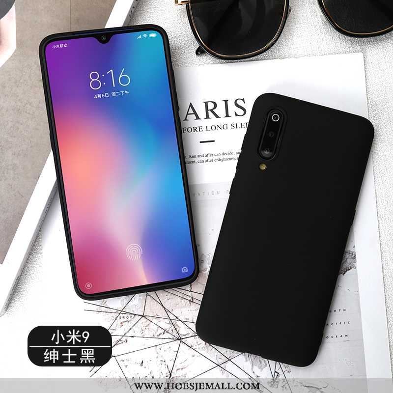 Hoesje Xiaomi Mi 8 Zacht Siliconen All Inclusive Hoes Mobiele Telefoon Mini Anti-fall Blauwe