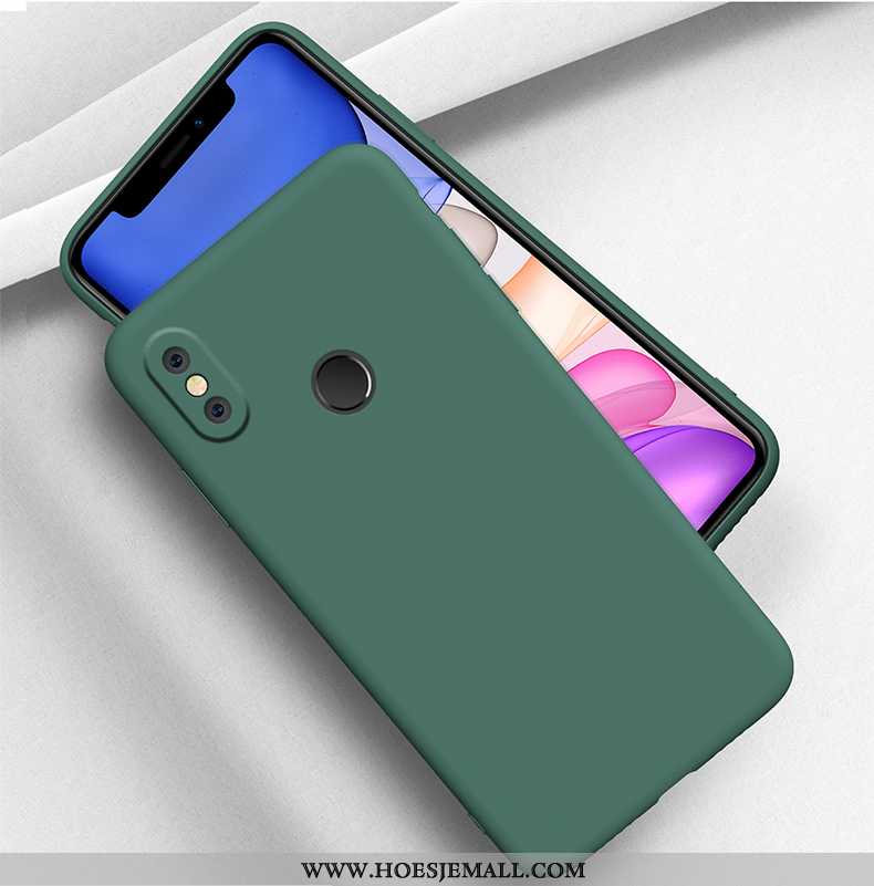 Hoesje Xiaomi Mi 8 Scheppend Trend Jeugd Persoonlijk Dun Siliconen Groen Turquoise