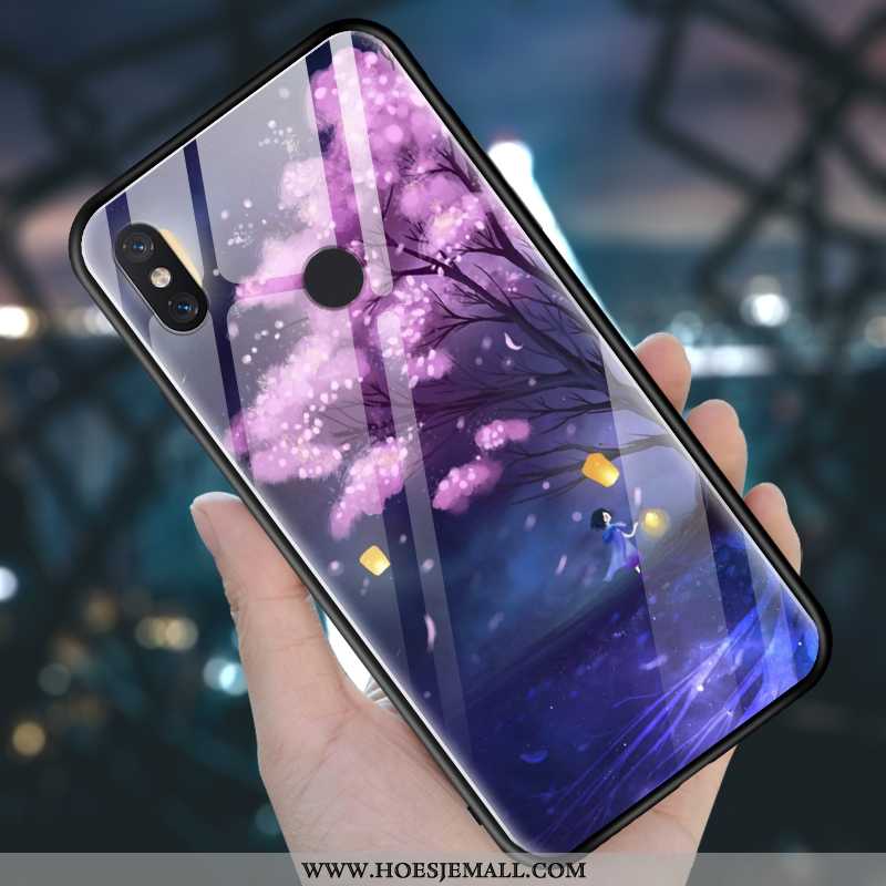 Hoesje Xiaomi Mi 8 Persoonlijk Scheppend Purper Spiegel Glas Mini