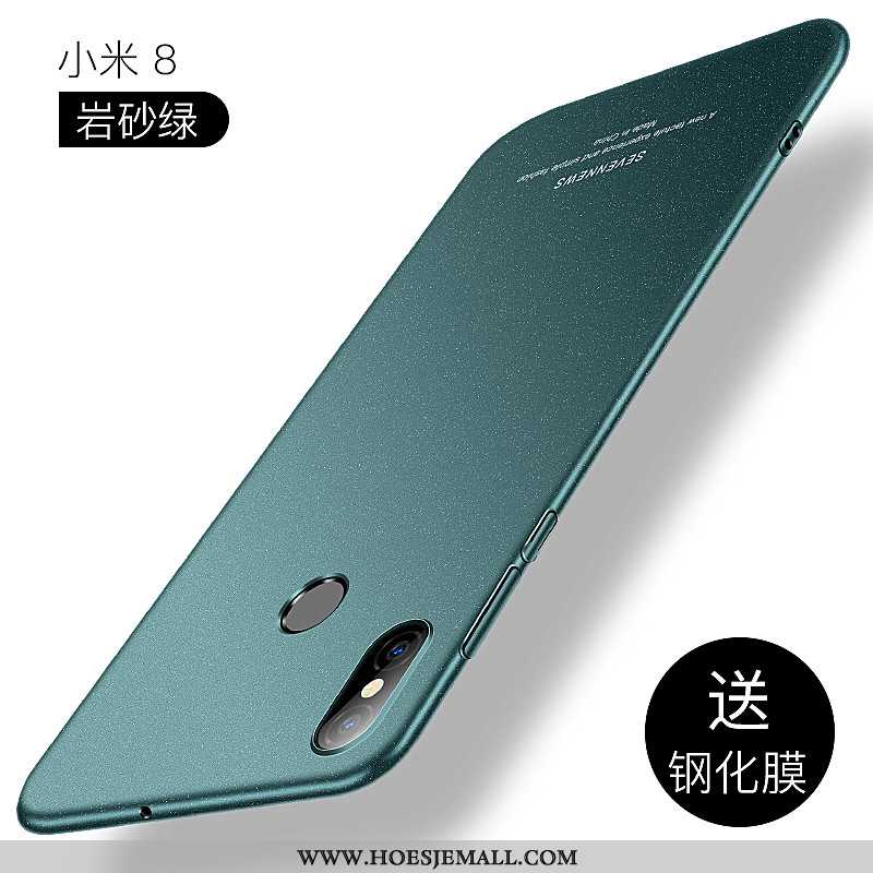 Hoesje Xiaomi Mi 8 Persoonlijk Scheppend Schrobben Dun Trend Super All Inclusive Zwarte