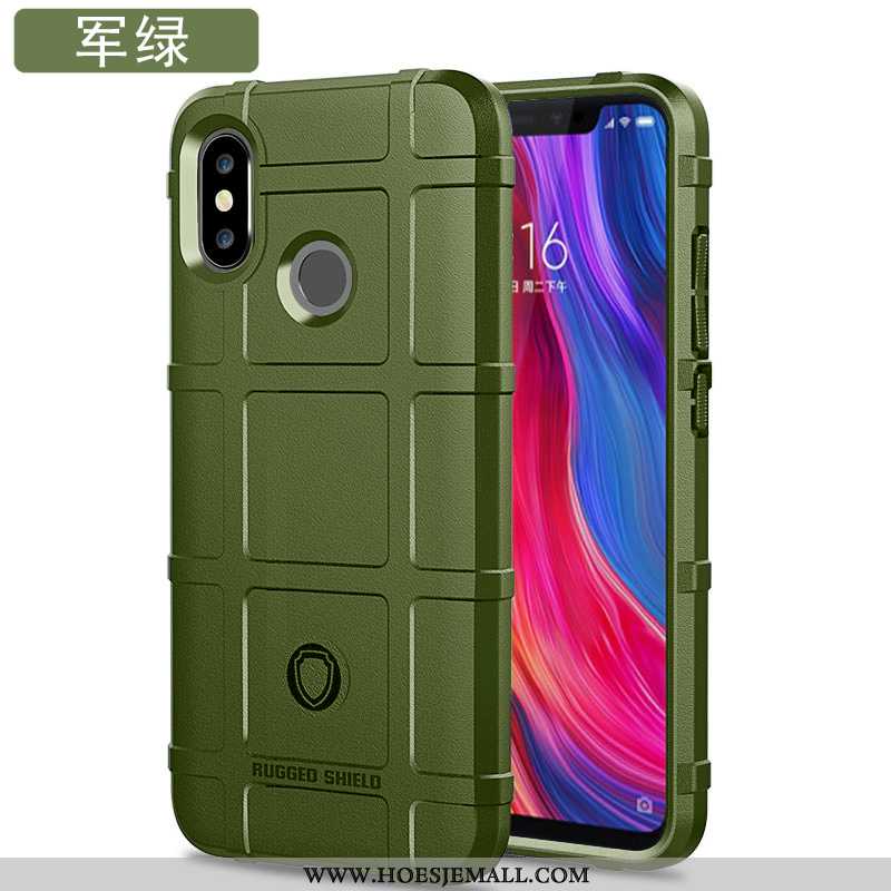 Hoesje Xiaomi Mi 8 Scheppend Trend Siliconen Hoes Mobiele Telefoon Anti-fall Mini Bruin