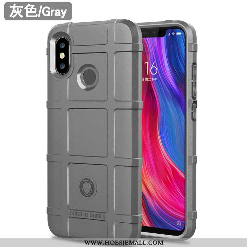 Hoesje Xiaomi Mi 8 Scheppend Trend Siliconen Hoes Mobiele Telefoon Anti-fall Mini Bruin