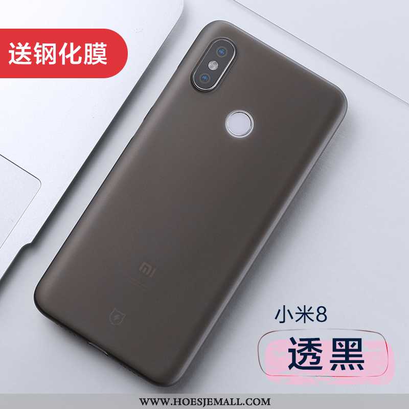 Hoesje Xiaomi Mi 8 Trend Super Zacht Mobiele Telefoon Mini Persoonlijk Zwarte