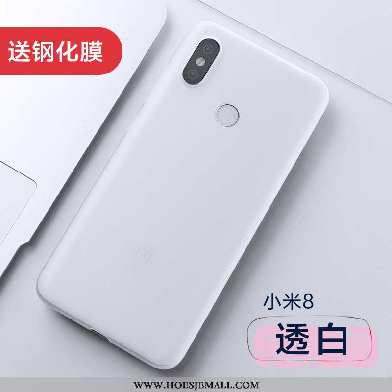 Hoesje Xiaomi Mi 8 Trend Super Zacht Mobiele Telefoon Mini Persoonlijk Zwarte