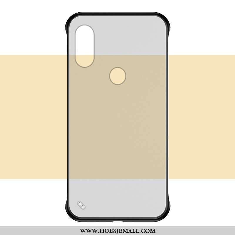 Hoesje Xiaomi Mi 8 Doorzichtig Schrobben Grijs Bescherming Patroon Voelen High End