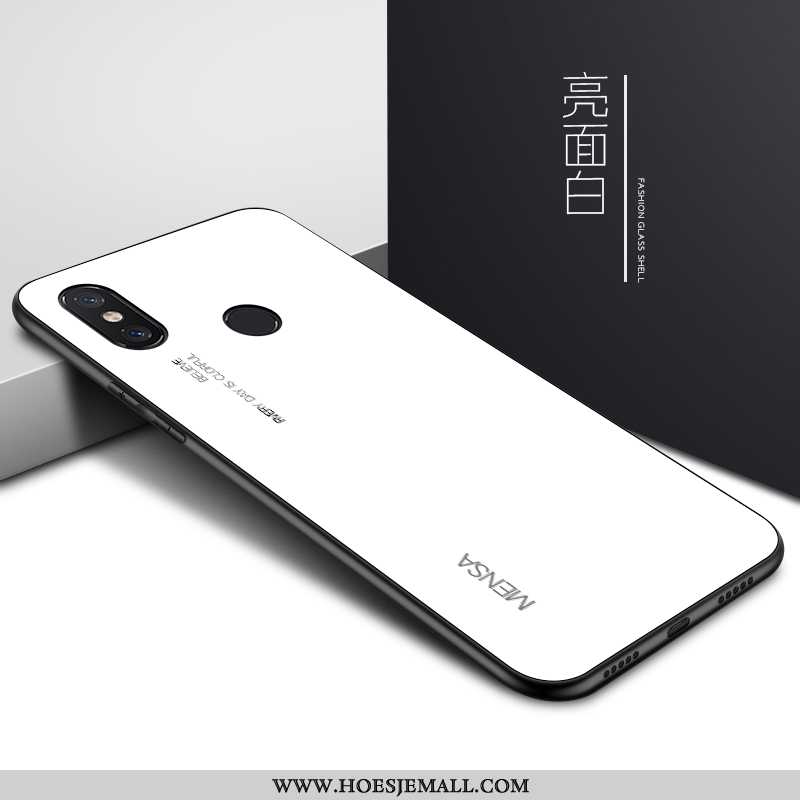 Hoes Xiaomi Mi 8 Glas Persoonlijk Bescherming Dun Groen Hoesje