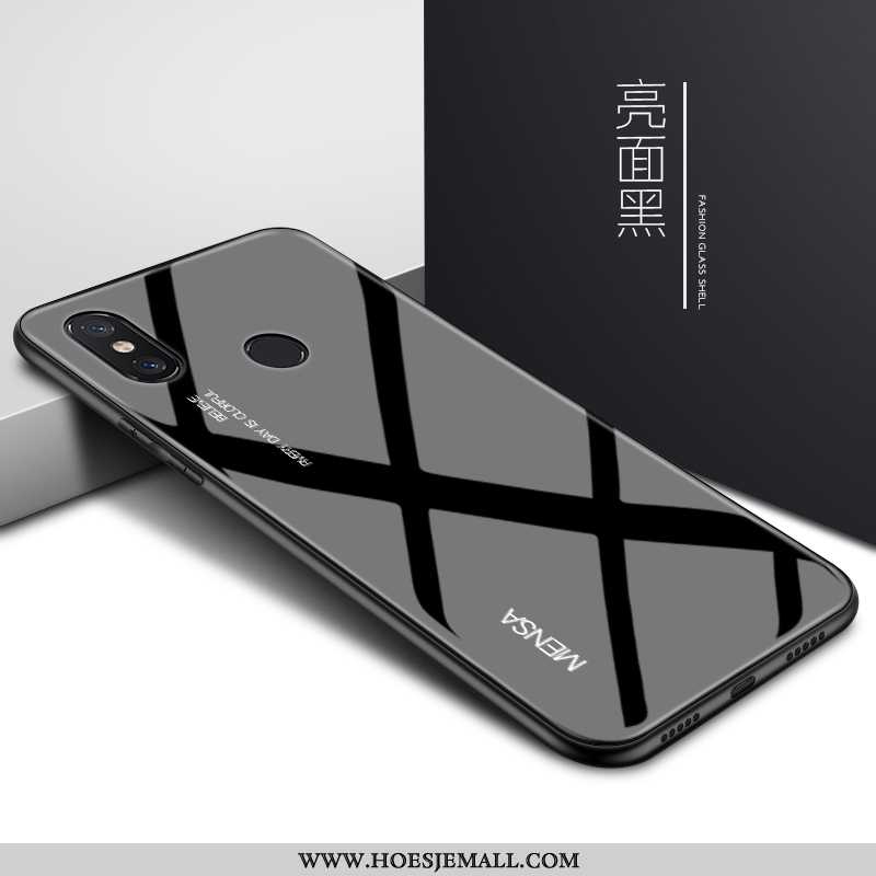 Hoes Xiaomi Mi 8 Glas Persoonlijk Bescherming Dun Groen Hoesje