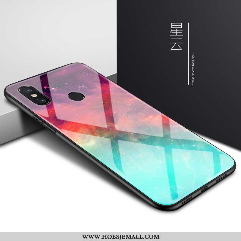 Hoes Xiaomi Mi 8 Glas Persoonlijk Bescherming Dun Groen Hoesje