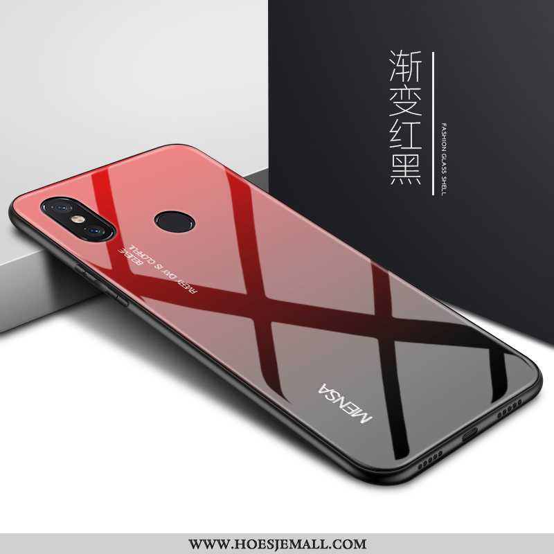 Hoes Xiaomi Mi 8 Glas Persoonlijk Bescherming Dun Groen Hoesje