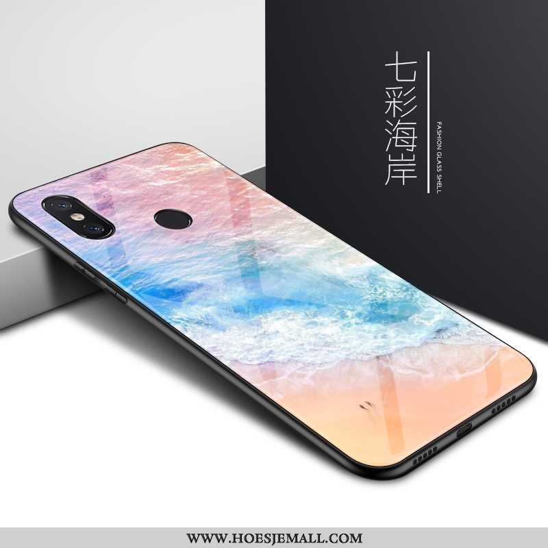 Hoes Xiaomi Mi 8 Glas Persoonlijk Bescherming Dun Groen Hoesje