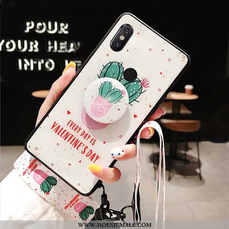 Hoesje Xiaomi Mi 8 Siliconen Bescherming Lovers Hoes Scheppend Dun All Inclusive Groen