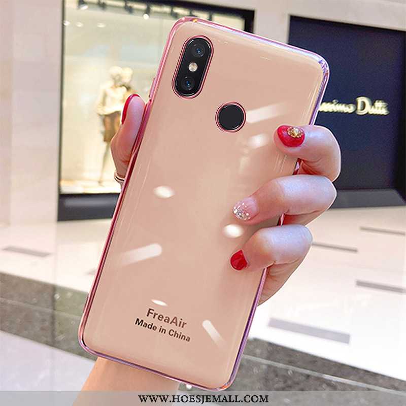 Hoes Xiaomi Mi 8 Siliconen Bescherming Groen Zacht All Inclusive Schrobben Hoesje