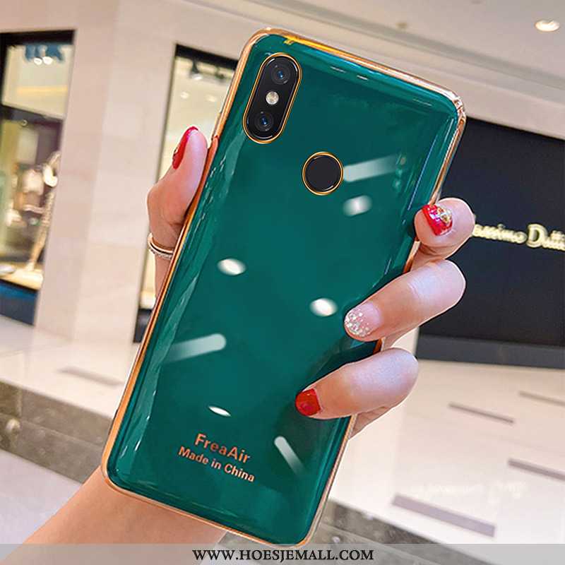 Hoes Xiaomi Mi 8 Siliconen Bescherming Groen Zacht All Inclusive Schrobben Hoesje