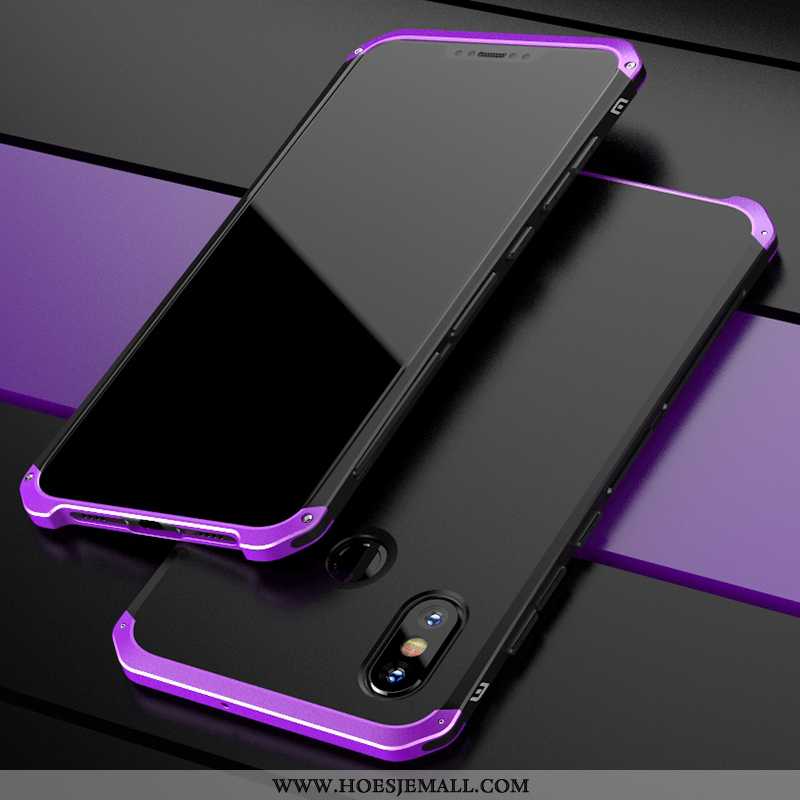 Hoesje Xiaomi Mi 8 Schrobben Persoonlijk Purper Siliconenhoesje Mobiele Telefoon Bescherming Eenvoud