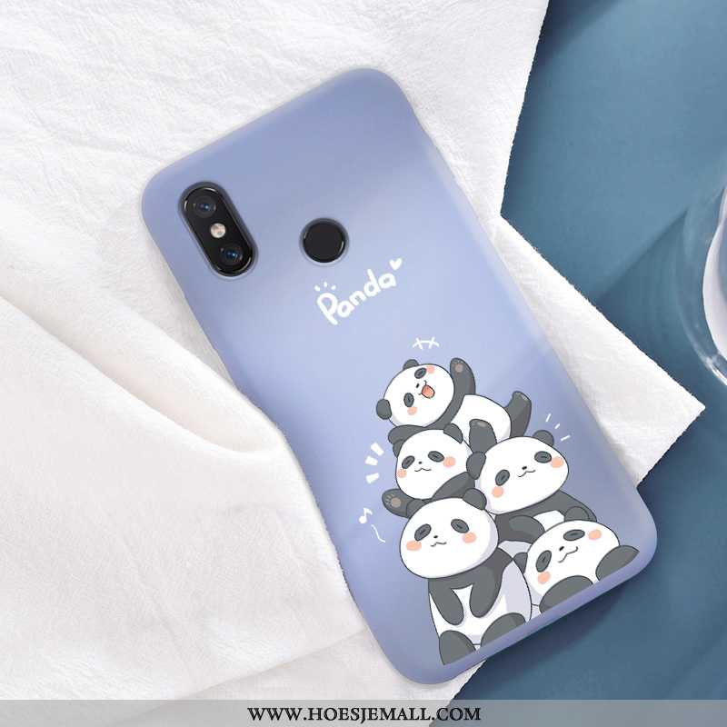 Hoes Xiaomi Mi 8 Scheppend Mooie Schrobben Lovers Hoesje Bescherming Rood