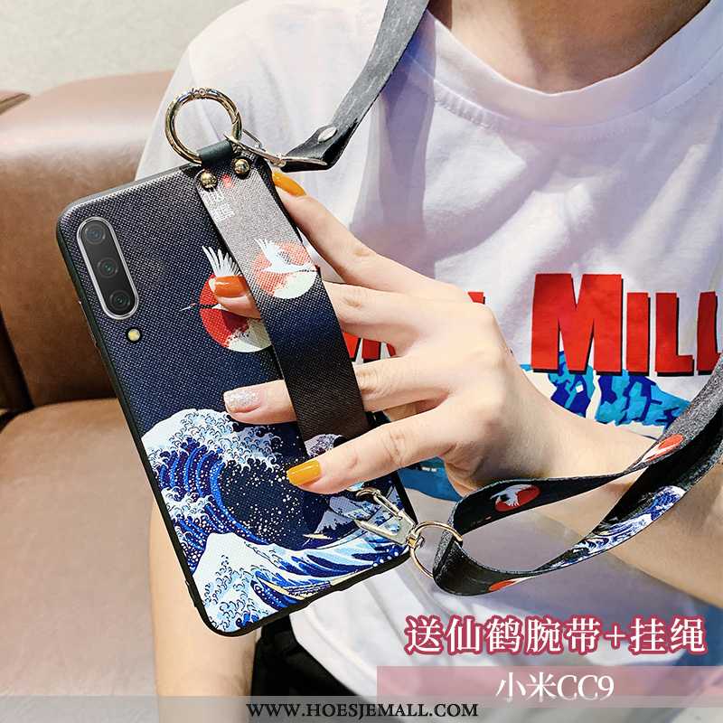 Hoes Xiaomi Mi 9 Lite Opknoping Nek Siliconen Mini Mobiele Telefoon Chinese Stijl Patroon Net Red Ge