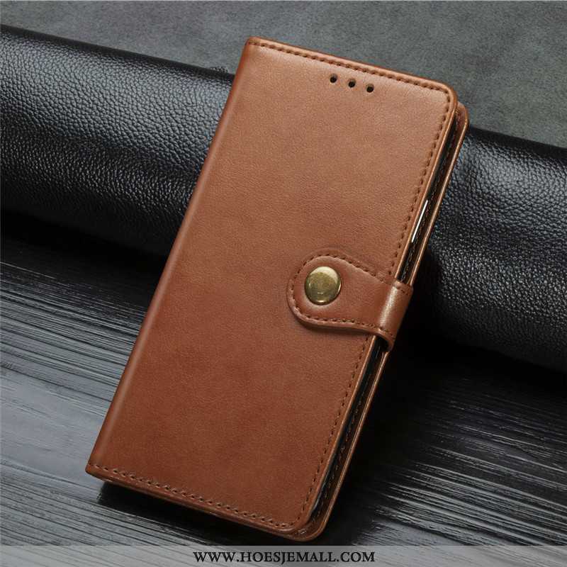 Hoes Xiaomi Mi 9 Lite Leren Hoesje Bescherming Rood Mobiele Telefoon Anti-fall