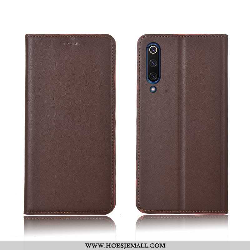 Hoesje Xiaomi Mi 9 Lite Siliconen Bescherming Mini Anti-fall Folio All Inclusive Bruin