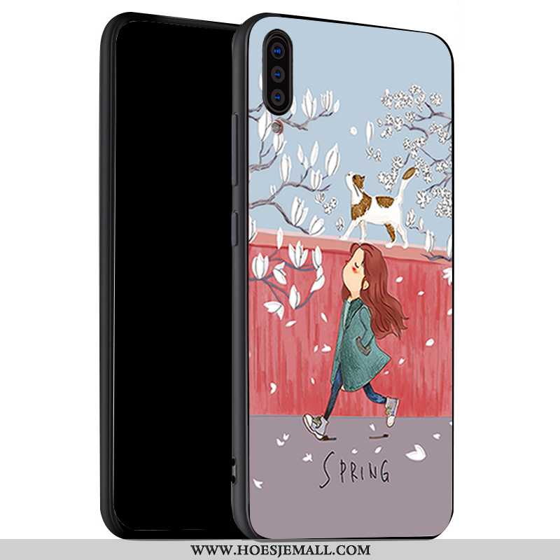 Hoesje Xiaomi Mi 9 Lite Schrobben Persoonlijk Mini Spotprent Net Red Mobiele Telefoon Anti-fall Zwar