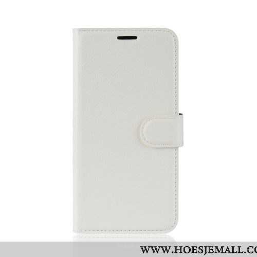 Hoesje Xiaomi Mi 9 Lite Leren Portemonnee Mobiele Telefoon Mini Groen Eenvoudige