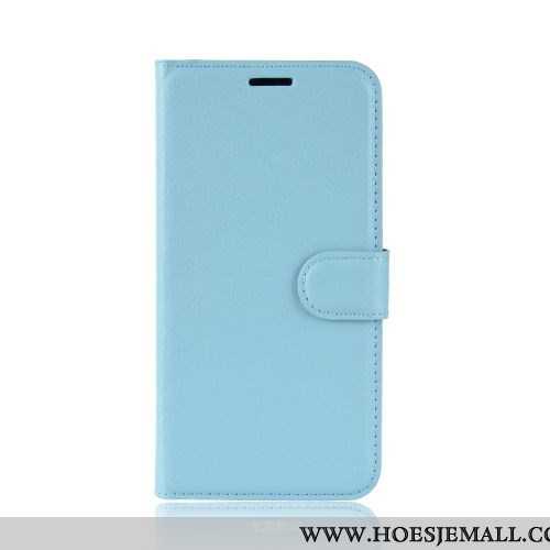 Hoesje Xiaomi Mi 9 Lite Leren Portemonnee Mobiele Telefoon Mini Groen Eenvoudige