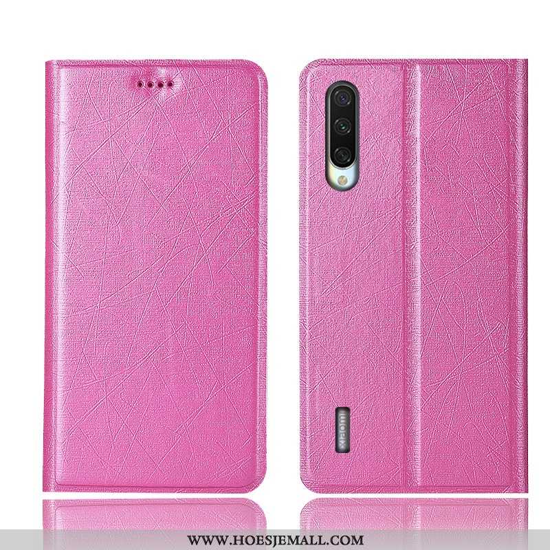 Hoes Xiaomi Mi 9 Lite Bescherming Leren Hoesje Zijde Folio Mini Jeugd Goud Gouden