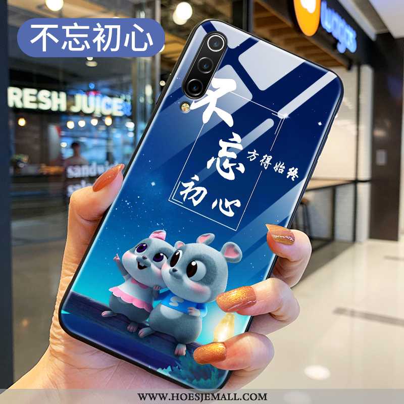 Hoes Xiaomi Mi 9 Lite Persoonlijk Scheppend Hard Bescherming Spotprent All Inclusive Lovers Blauwe