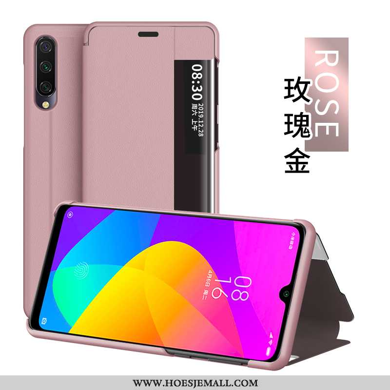 Hoes Xiaomi Mi 9 Lite Mode Scheppend Mobiele Telefoon Anti-fall Ondersteuning Mini Hoesje Rood