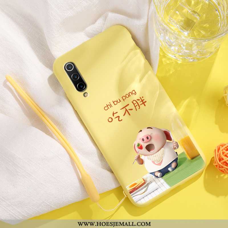 Hoes Xiaomi Mi 9 Lite Bescherming Persoonlijk Spotprent Net Red Mobiele Telefoon Mooie Zacht Geel