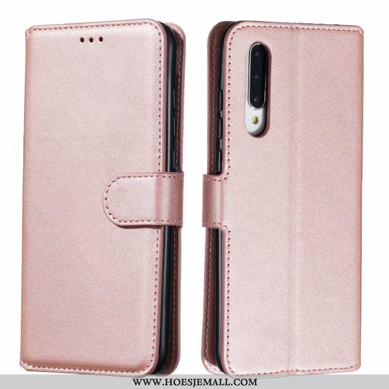 Hoes Xiaomi Mi 9 Lite Portemonnee Zacht Folio All Inclusive Bescherming Hoesje Donkerblauw Donkerbla