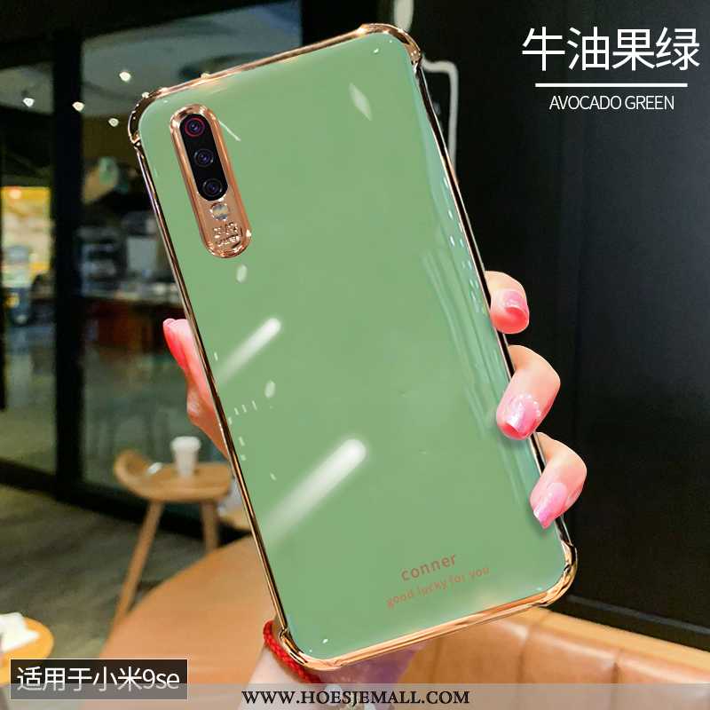 Hoesje Xiaomi Mi 9 Se Persoonlijk Scheppend Anti-fall Mode Net Red Plating Bescherming Witte