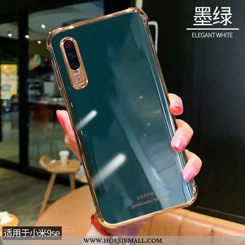 Hoesje Xiaomi Mi 9 Se Persoonlijk Scheppend Anti-fall Mode Net Red Plating Bescherming Witte