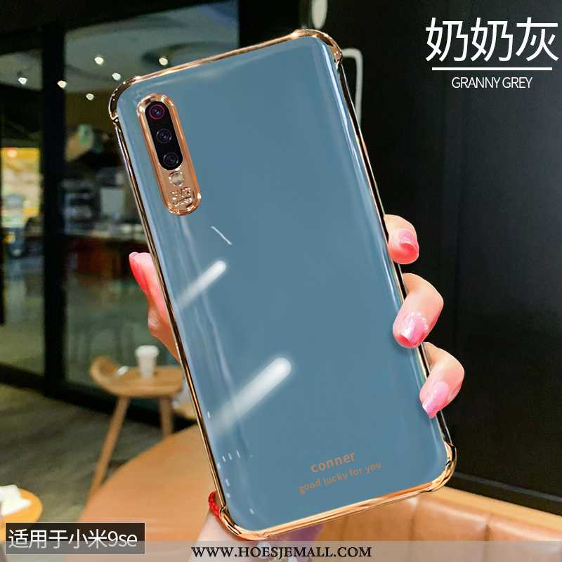 Hoesje Xiaomi Mi 9 Se Persoonlijk Scheppend Anti-fall Mode Net Red Plating Bescherming Witte