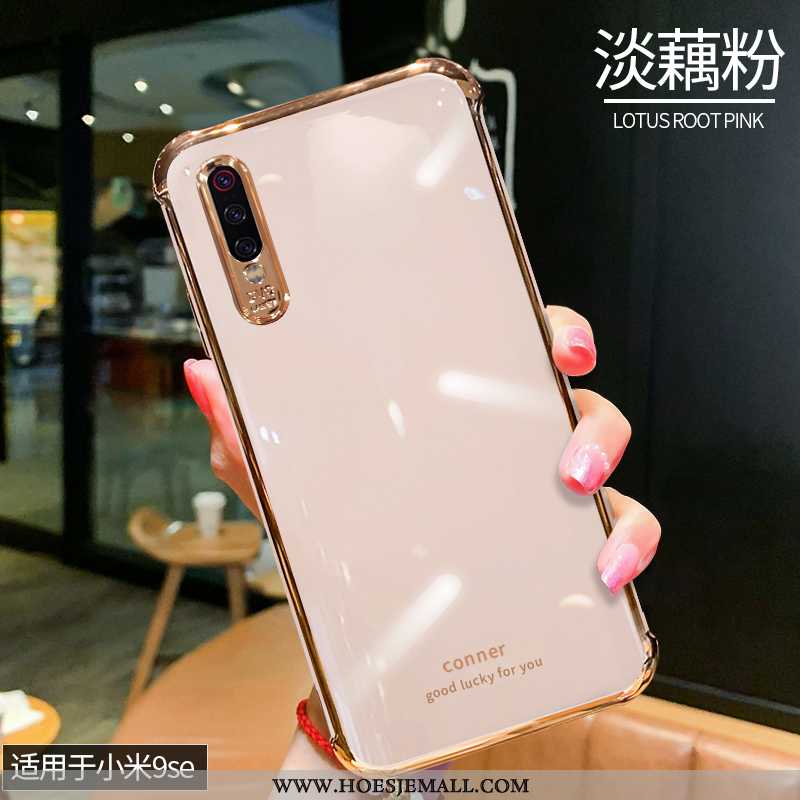 Hoesje Xiaomi Mi 9 Se Persoonlijk Scheppend Anti-fall Mode Net Red Plating Bescherming Witte