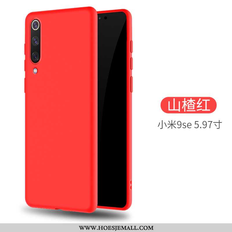 Hoes Xiaomi Mi 9 Se Zacht Siliconen Wind Mooie Net Red Super All Inclusive Rood