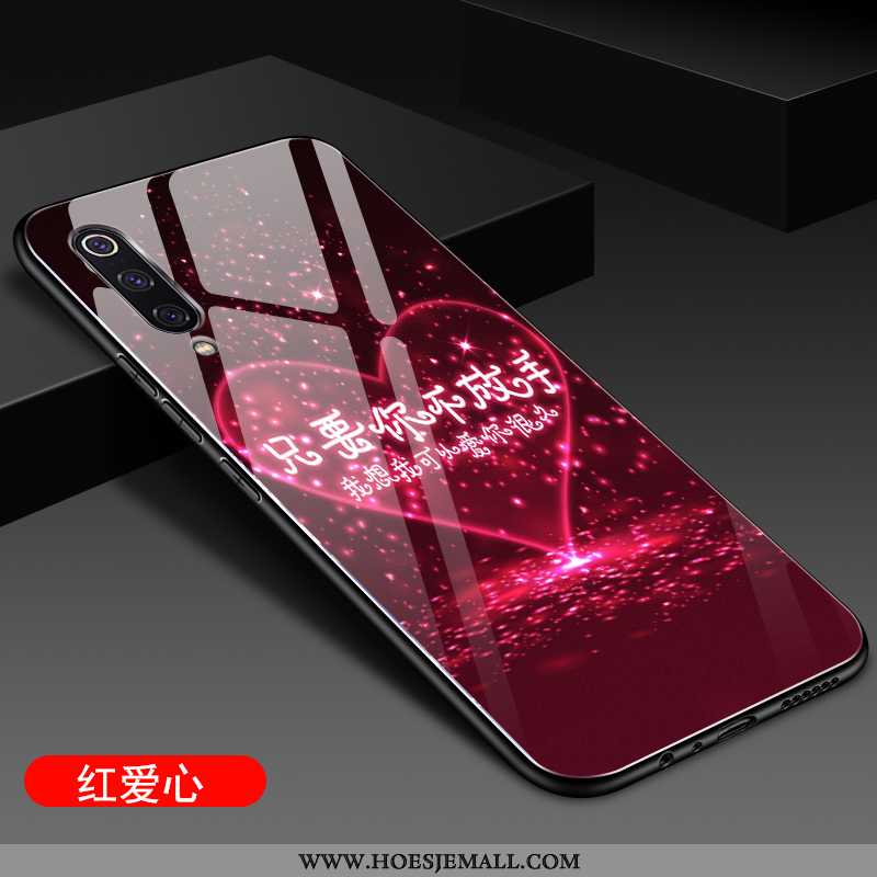 Hoesje Xiaomi Mi 9 Se Zacht Siliconen Spiegel All Inclusive Mini Glas Purper