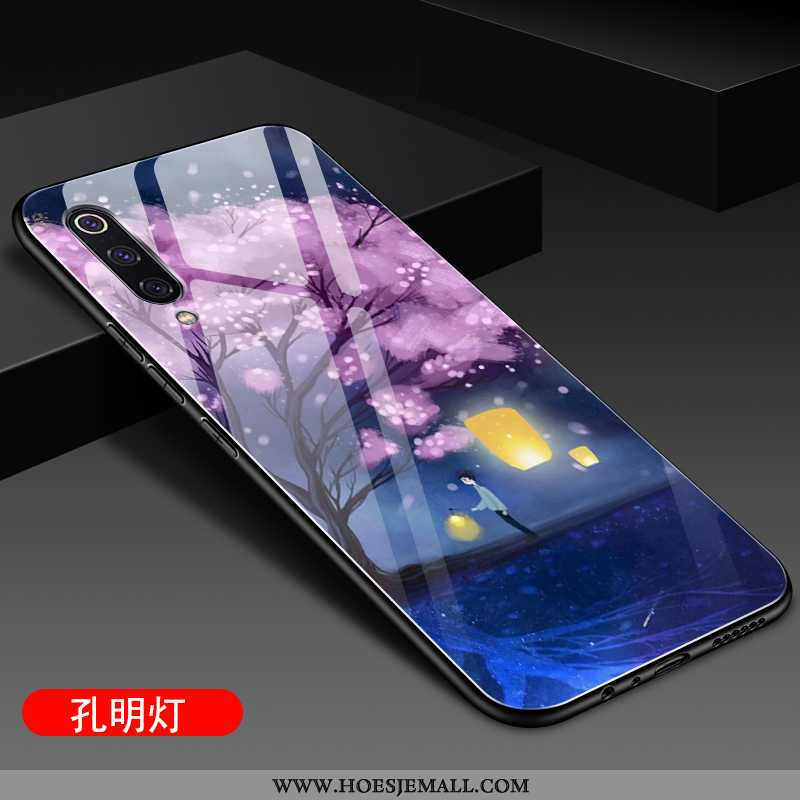 Hoesje Xiaomi Mi 9 Se Zacht Siliconen Spiegel All Inclusive Mini Glas Purper