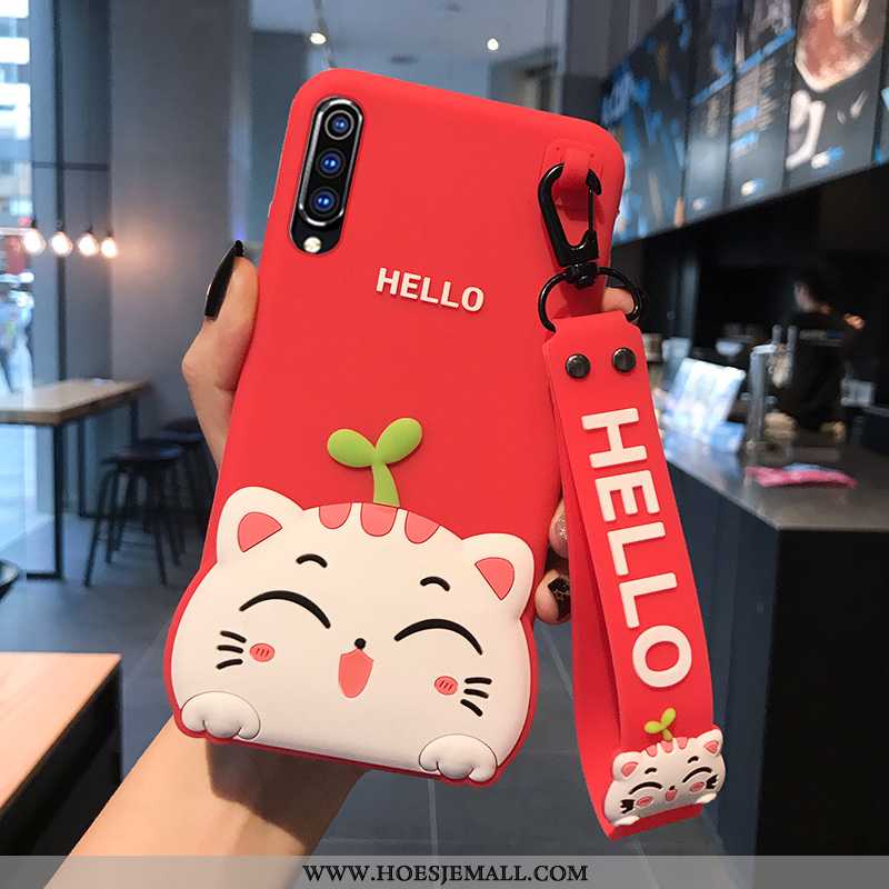 Hoesje Xiaomi Mi 9 Se Spotprent Mooie Zacht Mobiele Telefoon Anti-fall Siliconen Rood