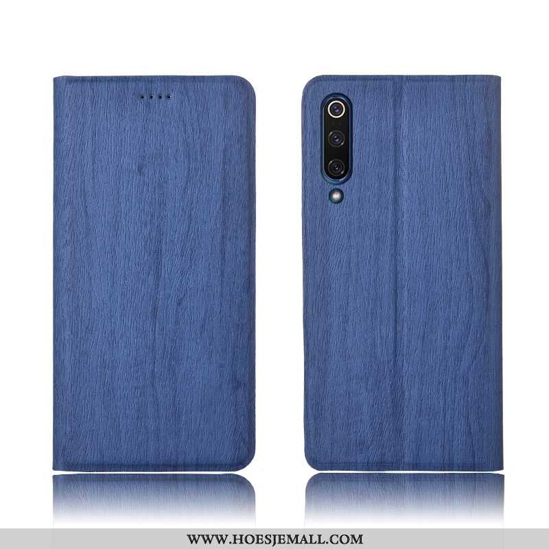 Hoesje Xiaomi Mi 9 Se Patroon Zacht Anti-fall Nieuw Leren Pas Bruin