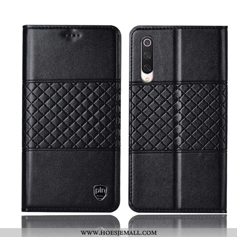 Hoes Xiaomi Mi 9 Se Bescherming Leren Hoesje Folio Mobiele Telefoon All Inclusive Mini Geel